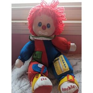 1983 AmToy Vintage Learn to Dress Clown doll learning toy